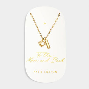 To The Moon and Back Charm Necklace