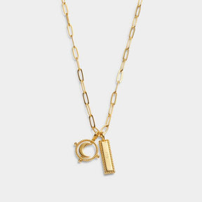 To The Moon and Back Charm Necklace