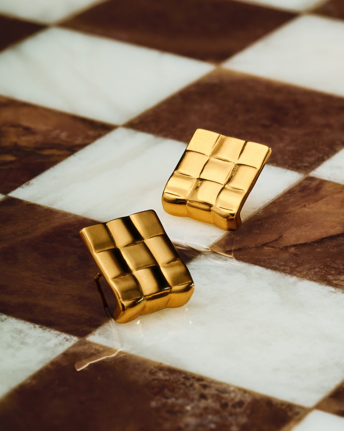 Taya Woven Stud Earrings