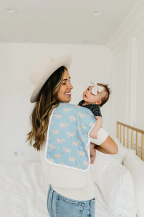 Peanut Burp Cloth Set