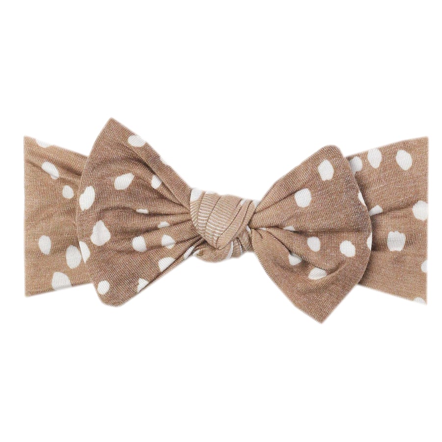 Fawn Baby Bow