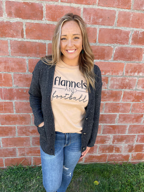 Flannels and Football Graphic Tee