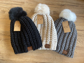 Chenille Chunky Knit Hat