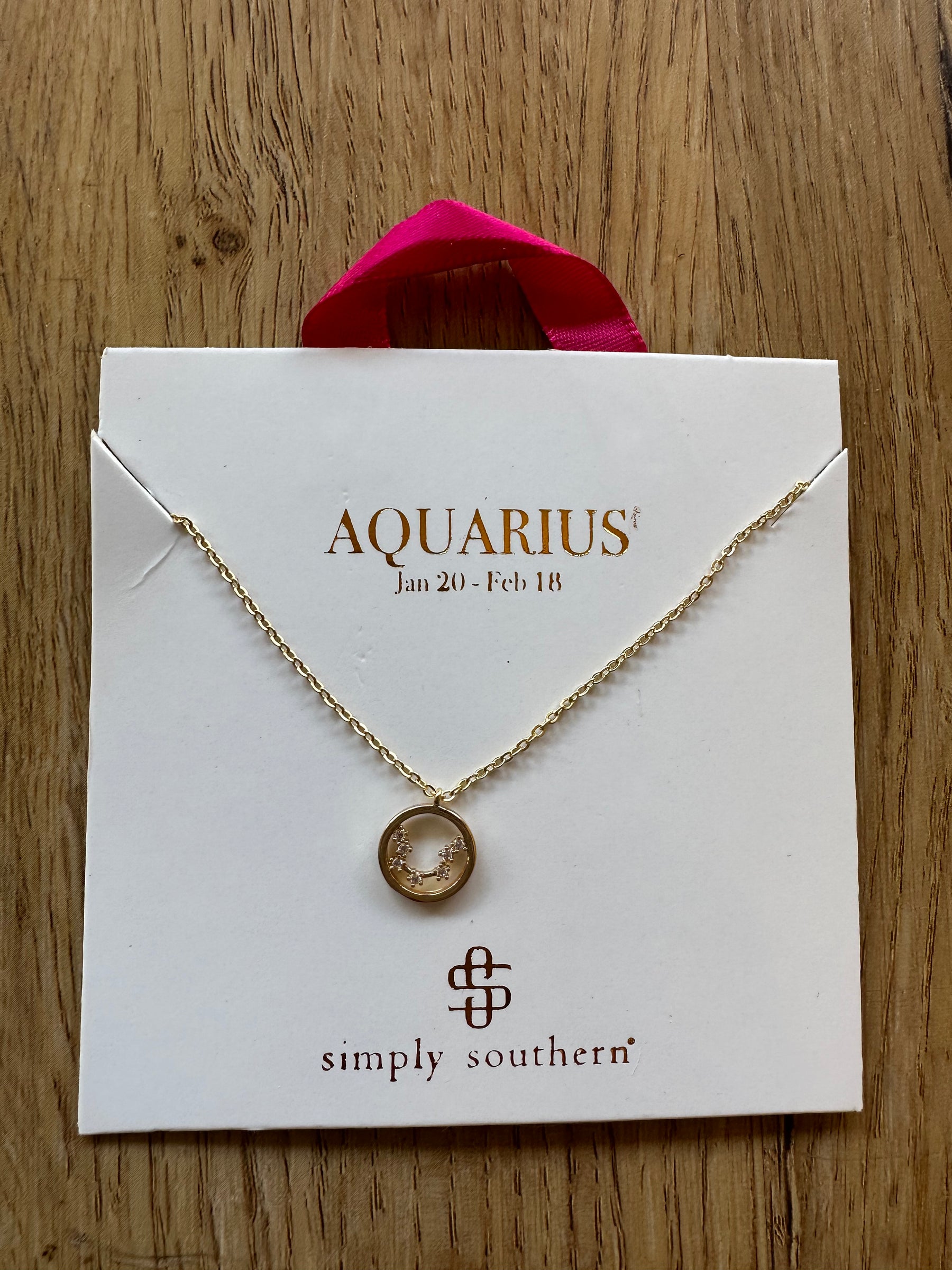 Simply southern zodiac necklace Clearance