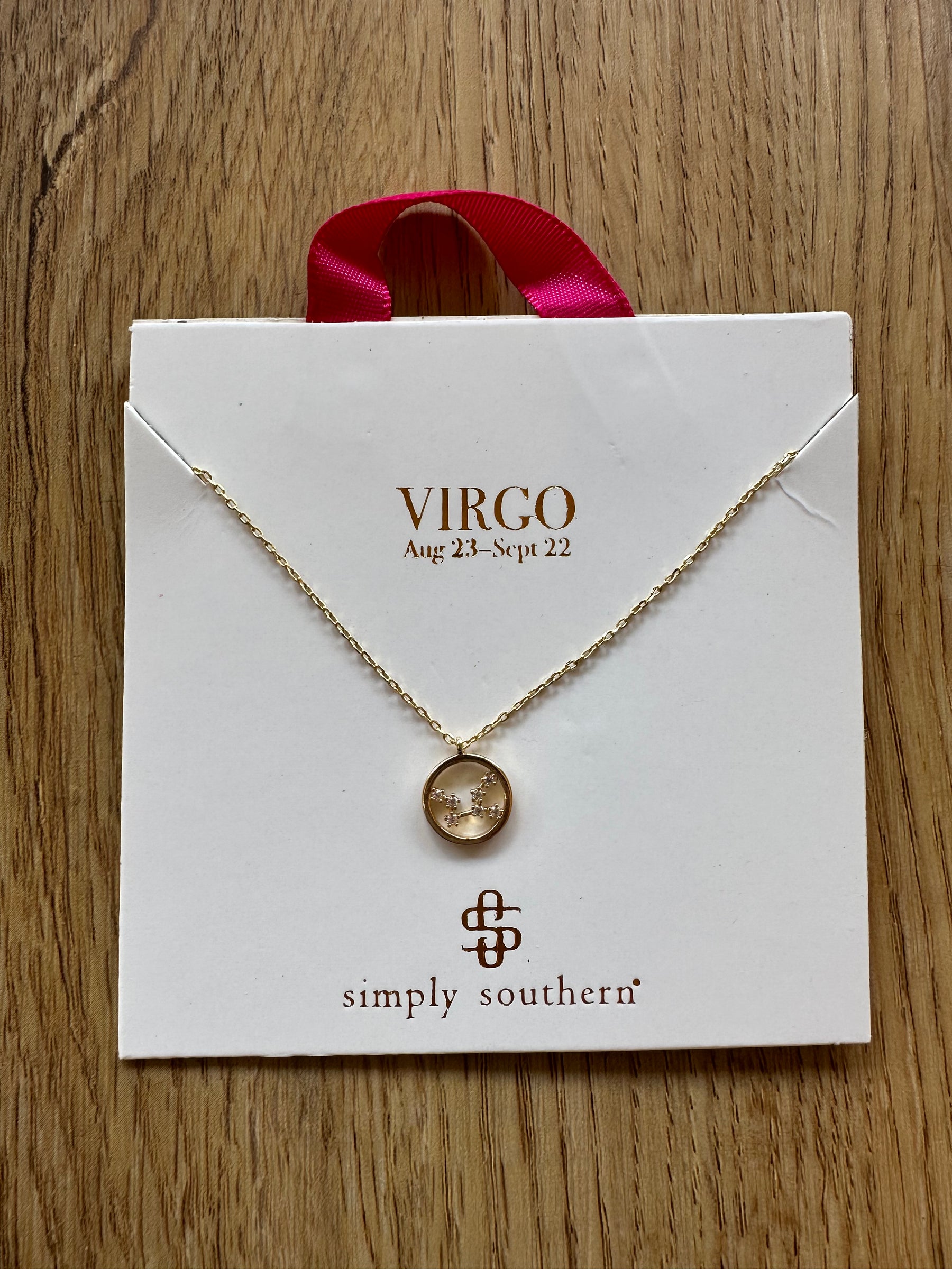 Simply southern zodiac necklace deals